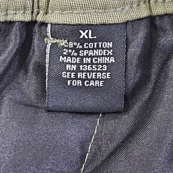 Brooklyn Cloth Cargo Jogger Men's XL (36x32) Army Green Drawstring NWT Stretch - Picture 13 of 16